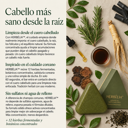 HERBÉLIA™ – Bar de revitalización capilar coreana