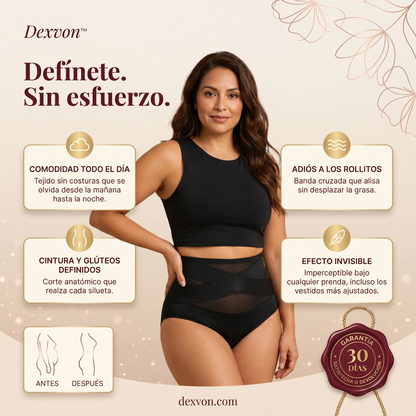 Faja Modeladora Cintura Alta — Control de Abdomen Sin Costuras