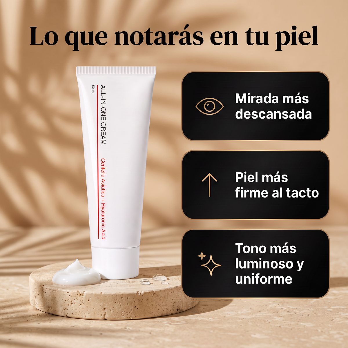 Lo que notarás en tu piel